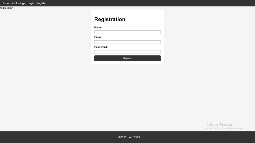 Job Portal Banner